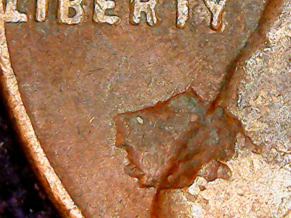 1948-D-LWC-Struck-Through?-Lamination?-Planchet-Void?-Or-What?