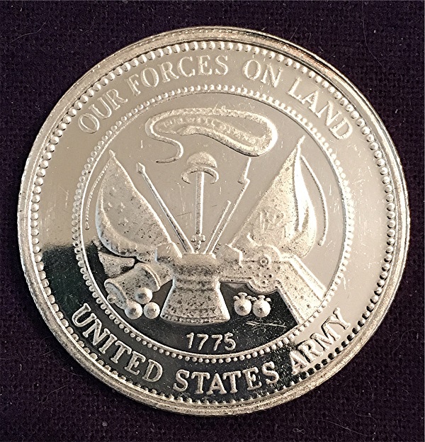 1991-Desert-Storm---Army---Medal-Tripled-Die
