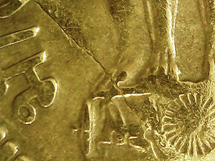 1968-India-Republic-10-Paise-Struck-On-A-Cracked-Planchet