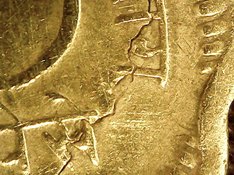 1968-India-Republic-10-Paise-Struck-On-A-Cracked-Planchet