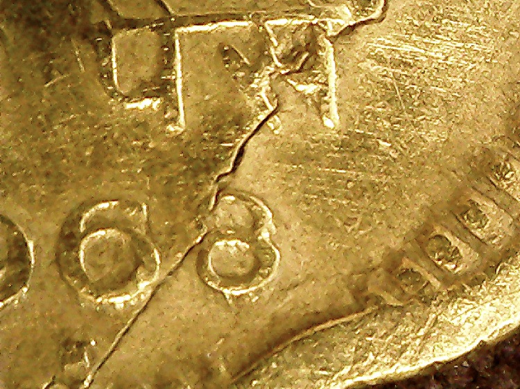 1968-India-Republic-10-Paise-Struck-On-A-Cracked-Planchet