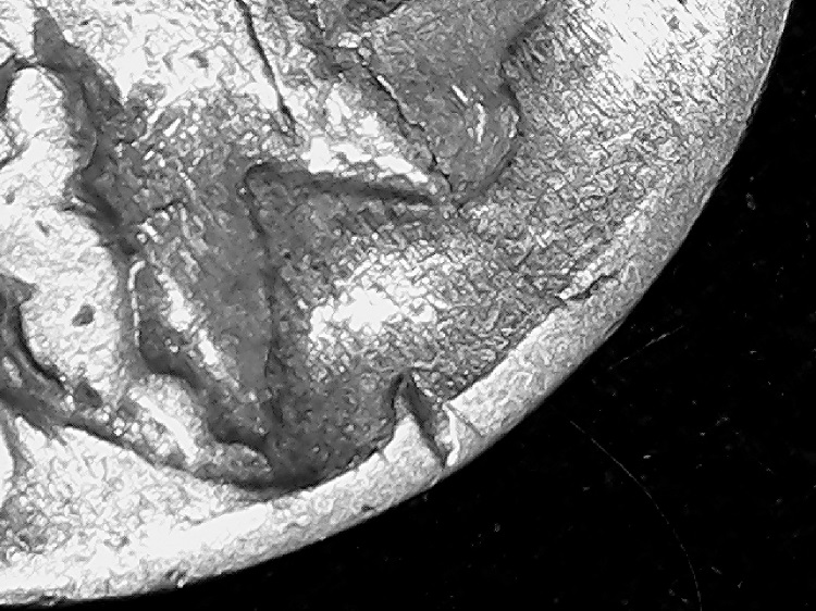 1918-Nickel---Damaged-Induced-Lamination?-Or-Indentions-Part-Of-Lamination?
