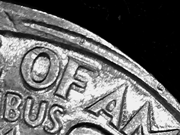 1988-Off-Center-Quarter-Struck-With-Inverted-Dies?-Collar-Clash?