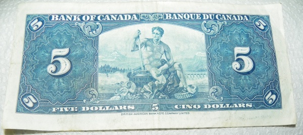 1937-Issue-Canada-$5-Bank-Note