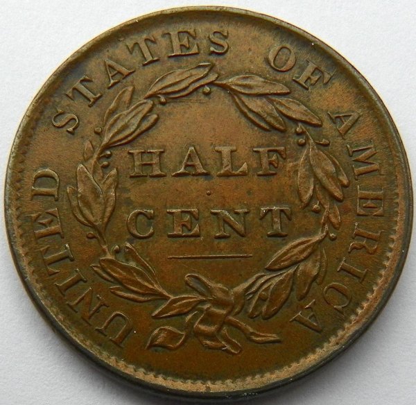 1835-Half-Cent:-Artificially-Toned?
