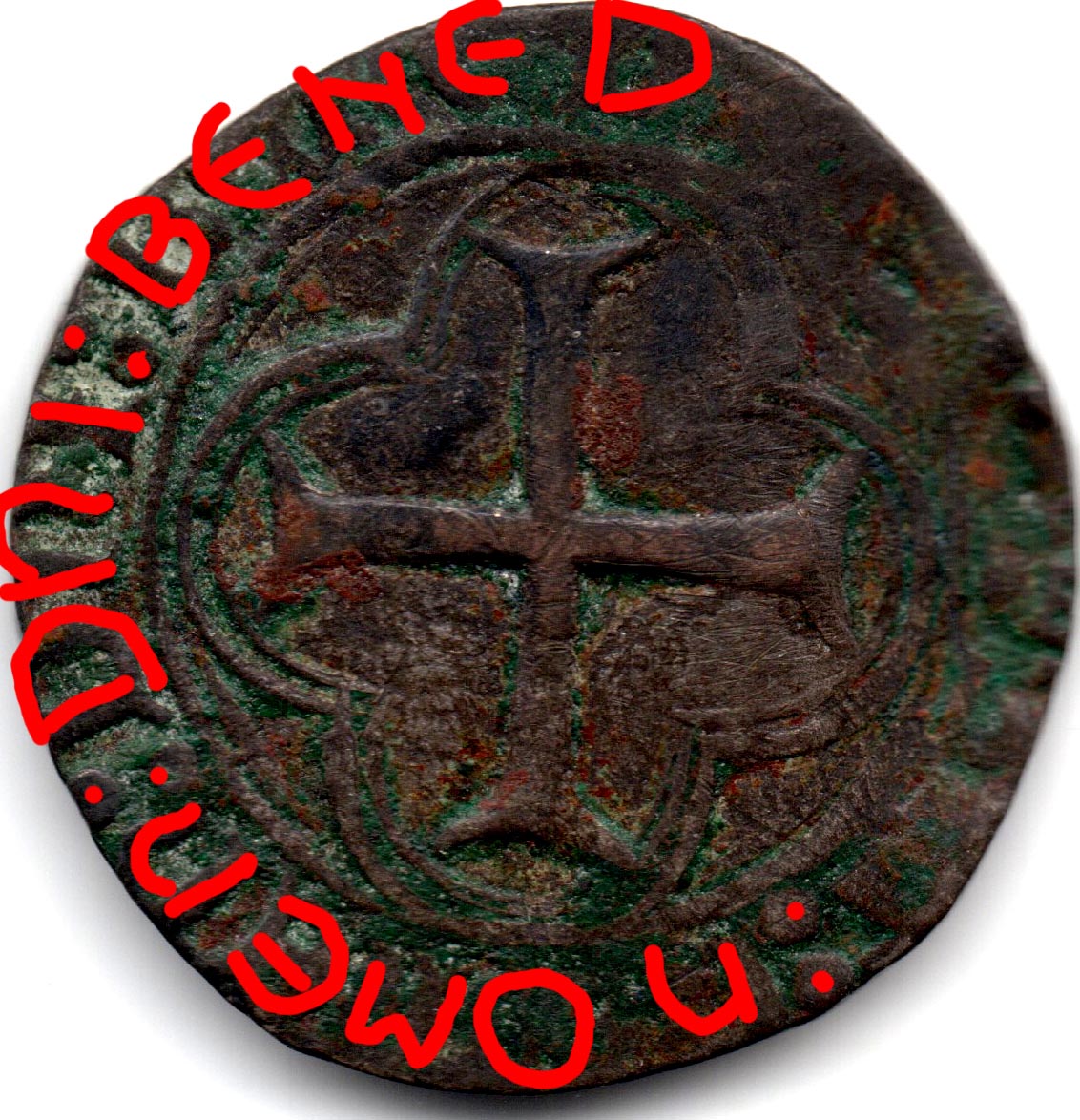 Hammered-Coin,-Medieval?-For-Identification