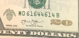 $20-Star-Note-And-A-Trinary-$20-Bill