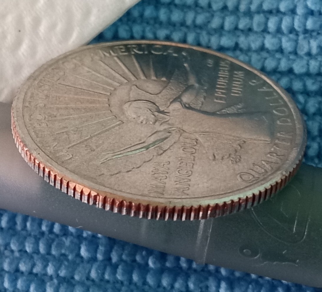 2022-Maya-Angelou-Quarter-With-Copper-Showing-On-The-Rim