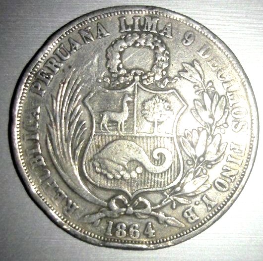 1864-Un-Sol,-Peruana