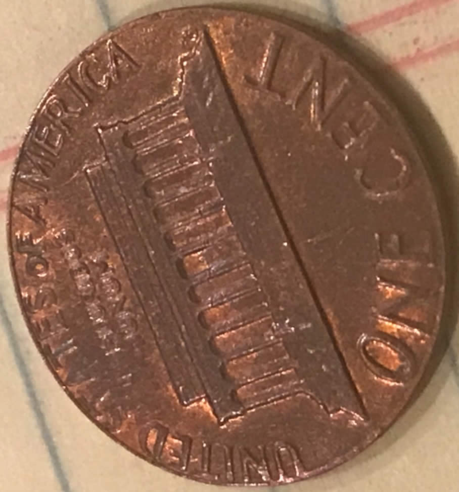 Double-Reverse-Coin-Found,-One-Side-Roosevelt-Dime-Other-Side-Memorial-Cent