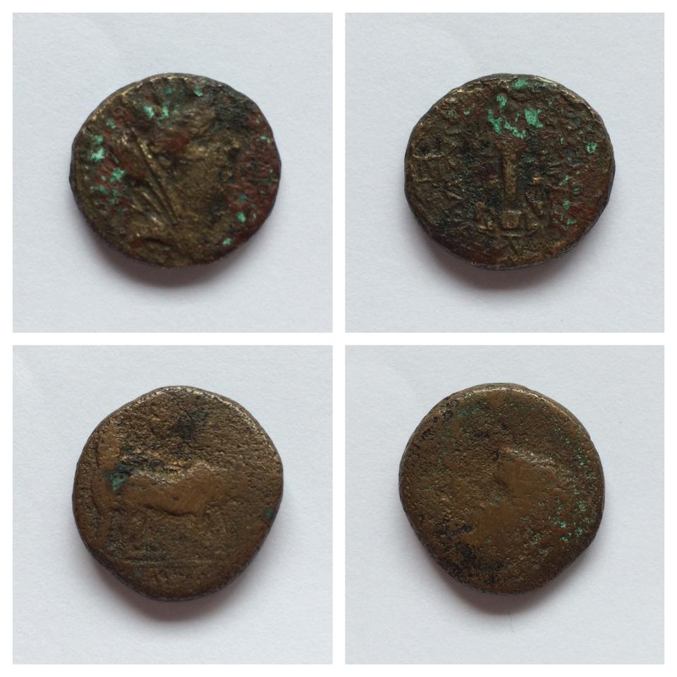 Two-Unknown-Thick-Coins..possibly-Greek/Phoenician