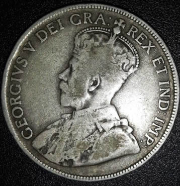 1929-Canadian-Silver-Half-Dollar