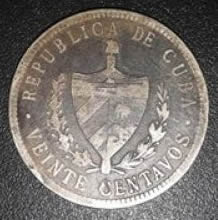 1915-Veinte-Centavos-Cuban-Coin