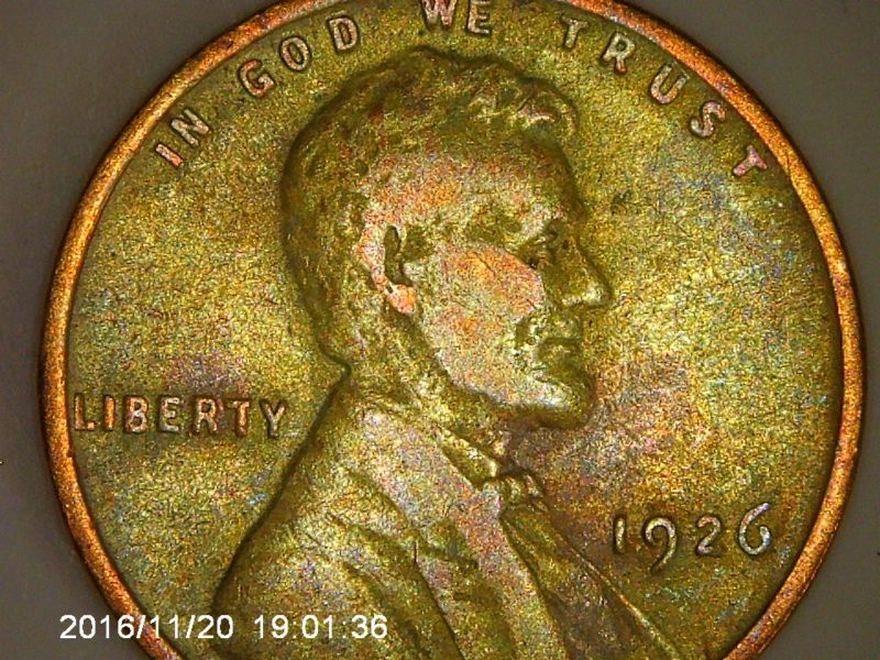 1926-Wheatie-Zombie/Easter-Cent-Toned?
