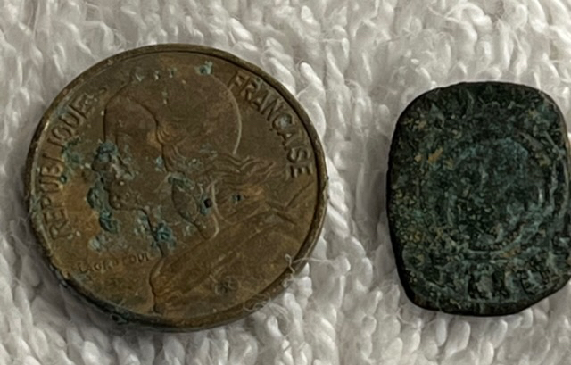 Ancient-French-Coin?-Id:-Likely-15th-Century-French/Low-Countries-Obol