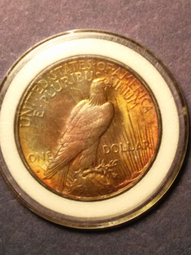 1922-D-Peace-Dollar-W/-Toning!