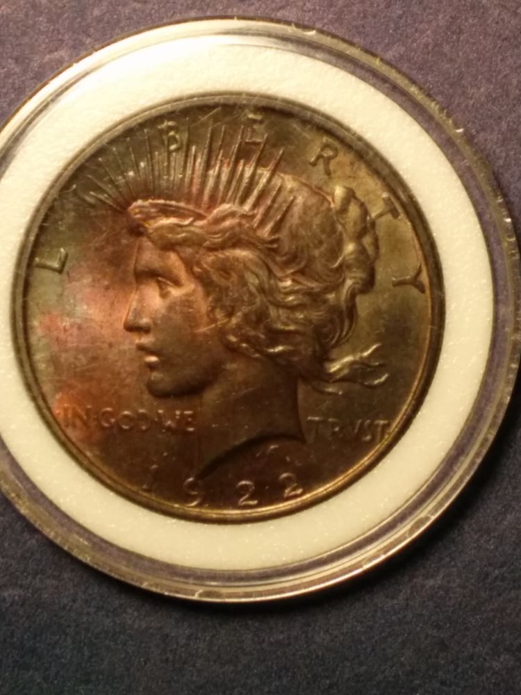 1922-D-Peace-Dollar-W/-Toning!