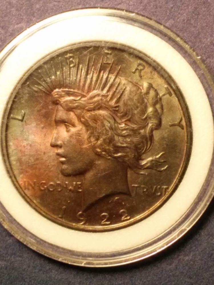 1922-D-Peace-Dollar-W/-Toning!