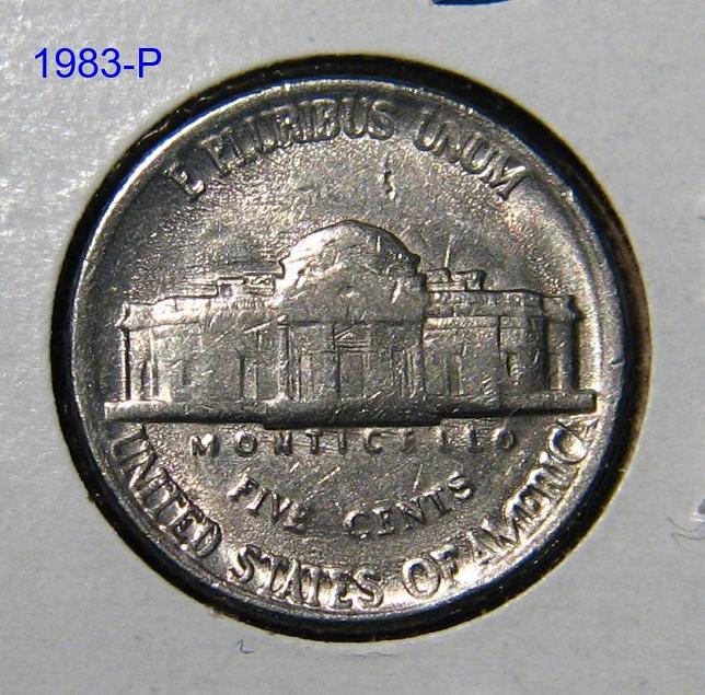 1983-P-Jefferson-Nickel---Opinions-Requested