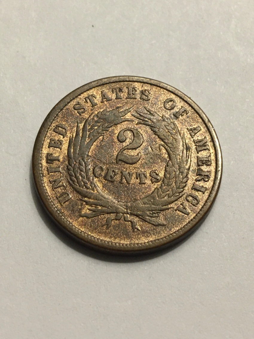 1865-2-Cent-With-Rim-To-Rim-Die-Crack