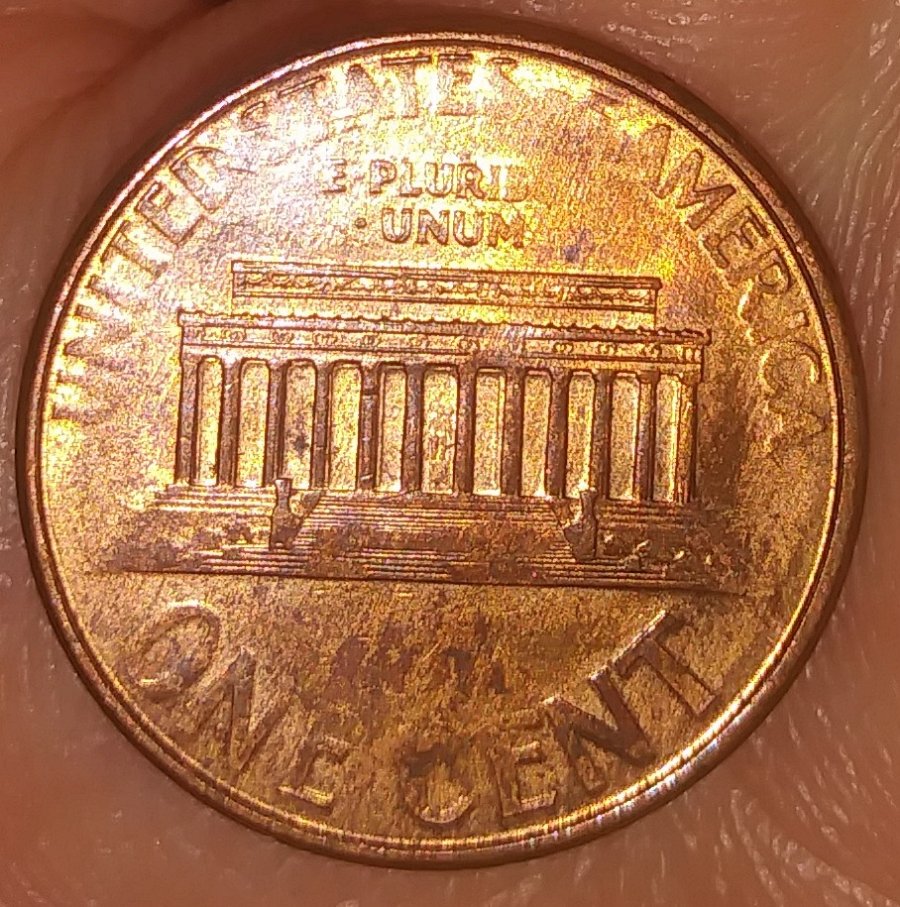 1997-D-Penny-Rubbed/-Missing-Letters/Numbers