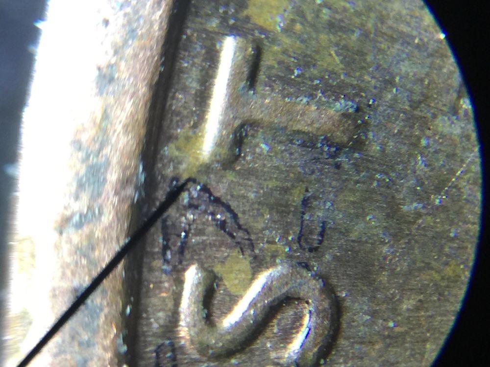 Strange-Ink-Marks-On-Penny.-Opinions-?