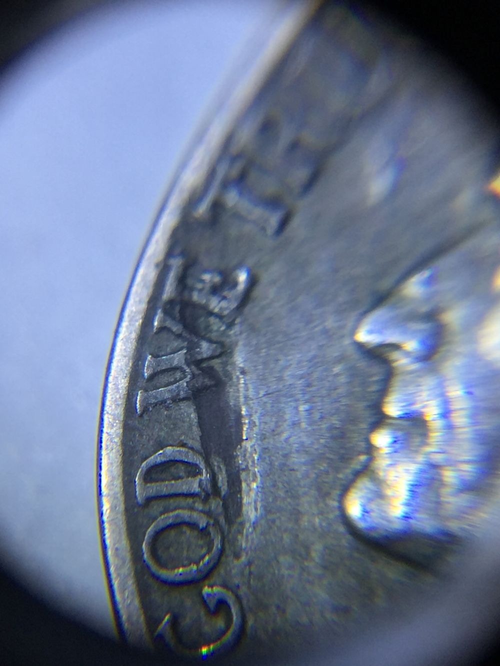 1945-Jefferson-Nickel--Lamination?