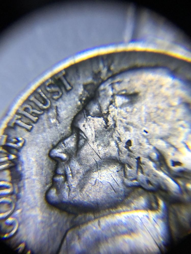 1945-Jefferson-Nickel--Lamination?