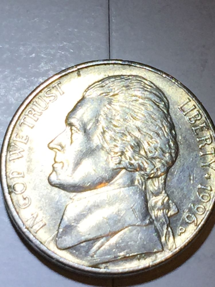 1996-Jefferson-Nickel-Rim-To-Rim-Die-Crack-And-Possible-Cud