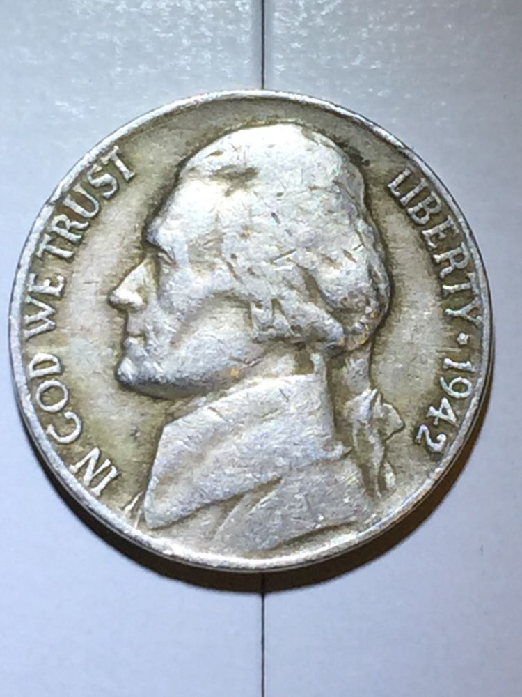 1942-War-Nickel-No-Mint-Mark-.-Fake-Or-Greaser?
