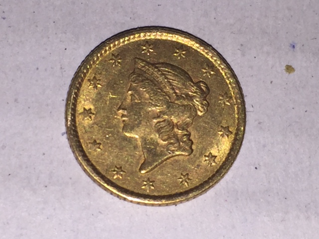 1853-Gold-Dollar-For-Grading