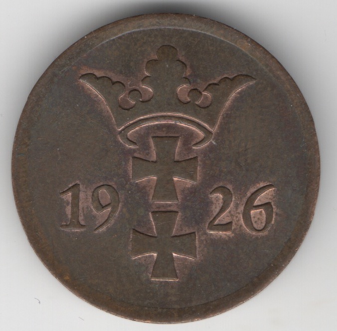 Free-City-Of-Danzig---2-Pfennig-1926