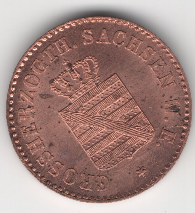 Saxe-Weimar-Eisenach---2-Pfennig-1865---A---Grade