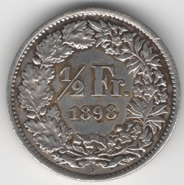 Switzerland---1/2-Franc---1898