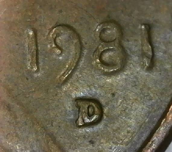 1981-Lincoln-Cent-Mint-Mark-Machine-Doubling-Or...?