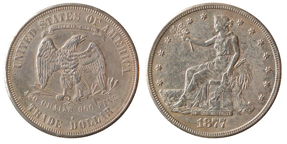 Trade-Dollar-1877-S-Up-For-Grading-And-Value