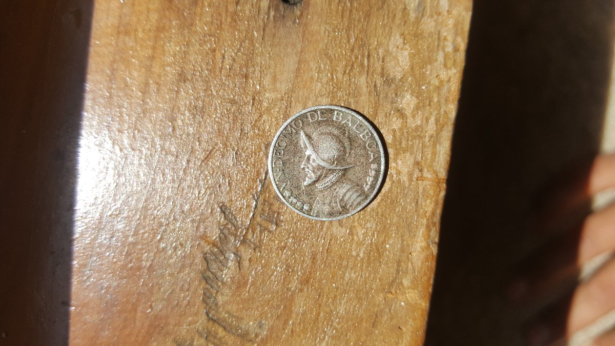 1934-Silver-Panama-Decimo-De-Balboa-1/10.-Please-Grade/Value