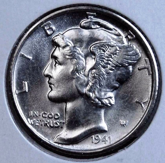 1941-S-Merc,-Second-To-Last-Dime-Of-The-Day...