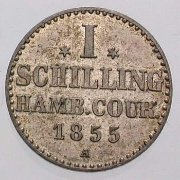 1855-Hamburg-Schilling
