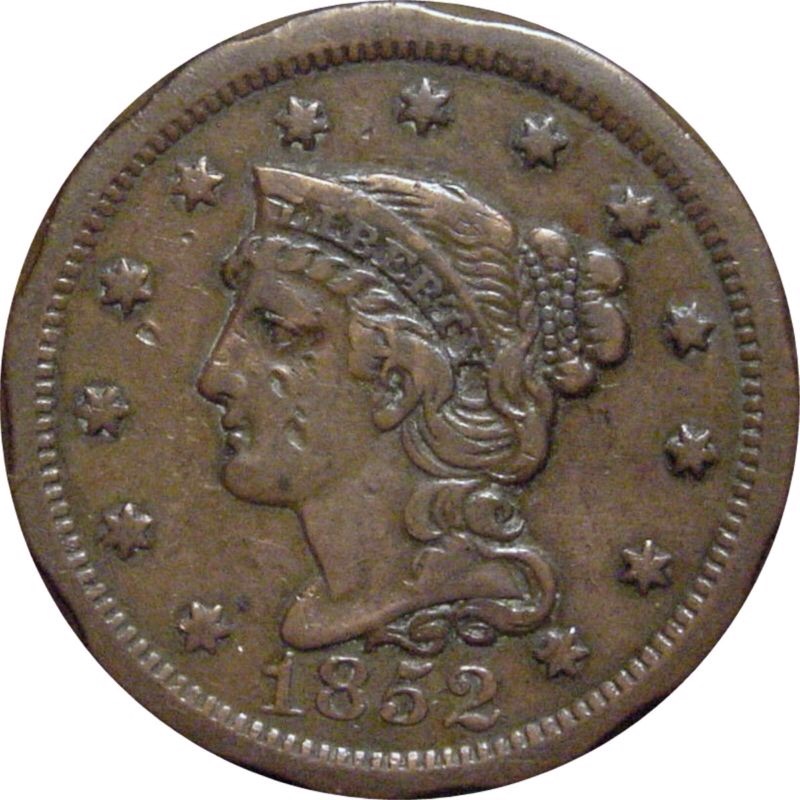1852-Large-Cent
