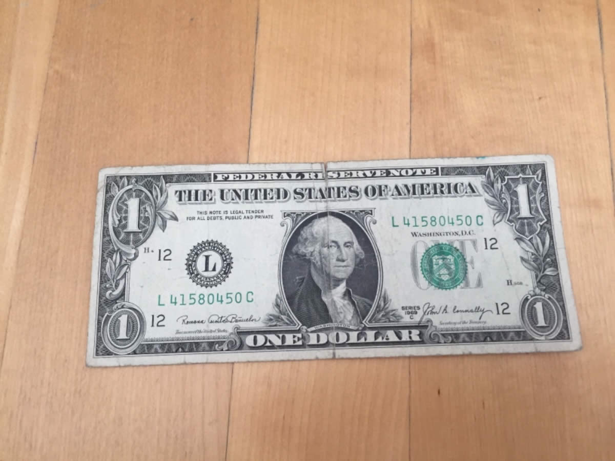 1969-Series-C-$1-Bill-Found-In-Circulation