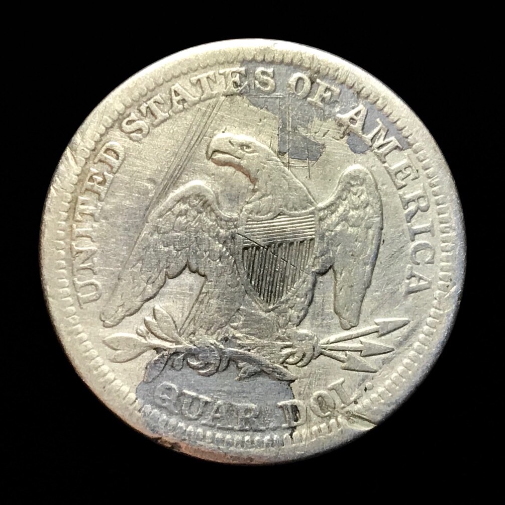 1856-Seated-Liberty-Quarter-MPD-FS-301-Cherrypick