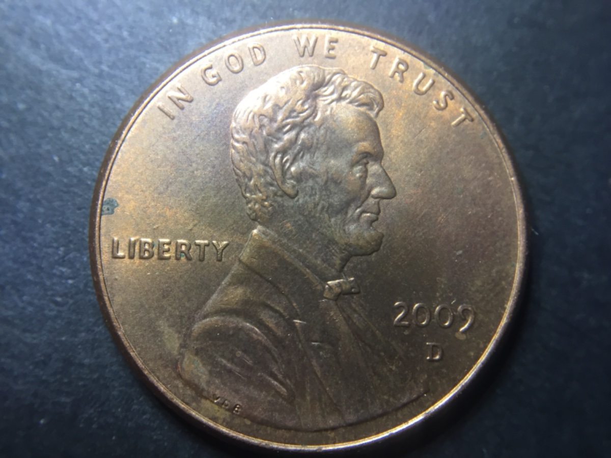 2009-D-Penny-Planchet-Flaw-Or-Struck-Through-Retained?