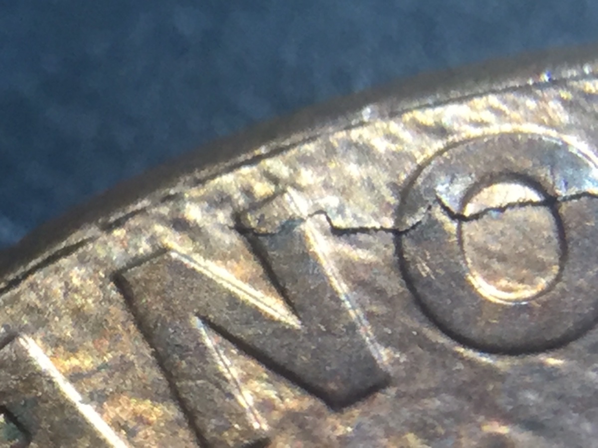 2009-D-Penny-Planchet-Flaw-Or-Struck-Through-Retained?