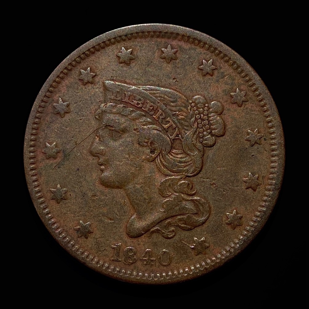 1840-Large-Cent-Small/Large-Date-For-Grading