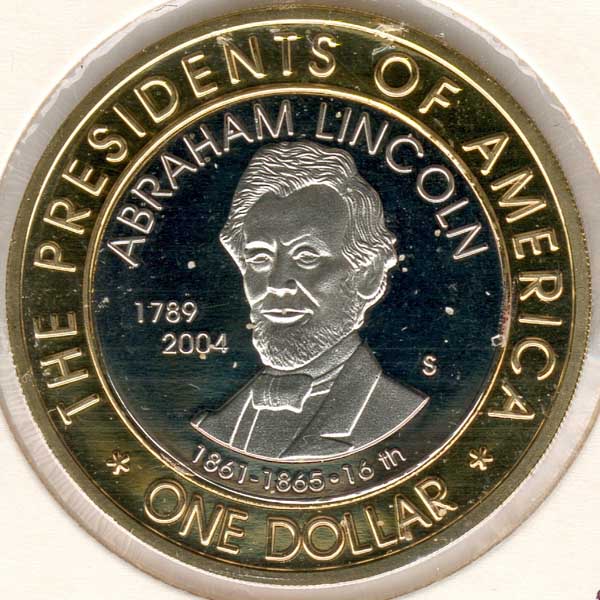Abraham-Lincoln-On-Foreign-Coins/Commems