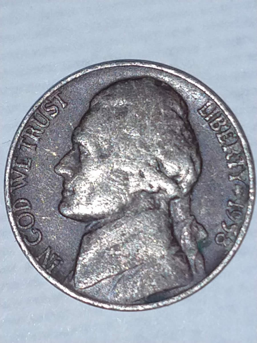 1958-Jefferson-Nickel-Black-Beauty-Or-Just-Lost-In-The-Ground?