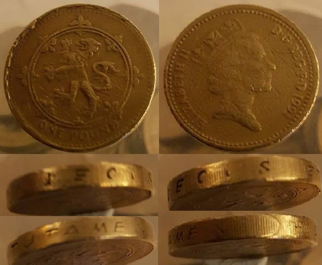 Fake-£1