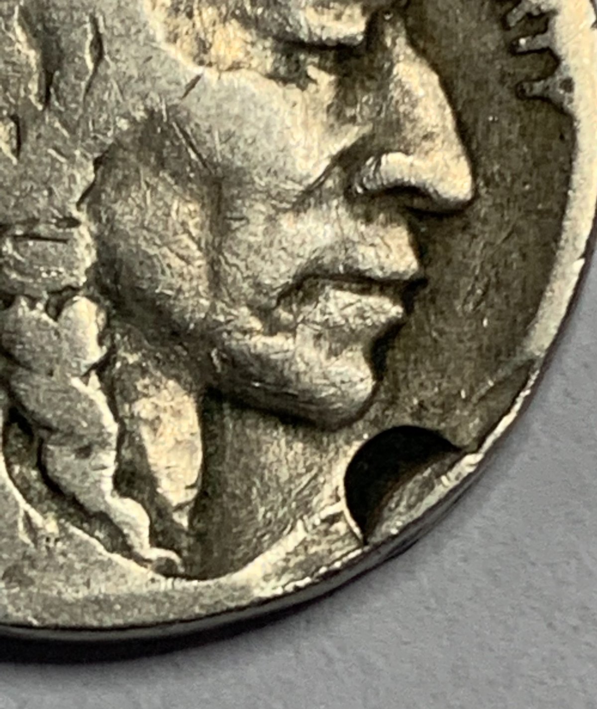 Error-Or-Damaged-1935-Buffalo-Nickel?
