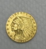 1911-$2.50-Gold-Pc-For-Grading